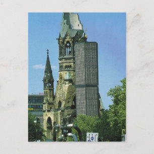 Tyskland, Berlin, Kurustendamm, Wilhelm Kirche Vykort