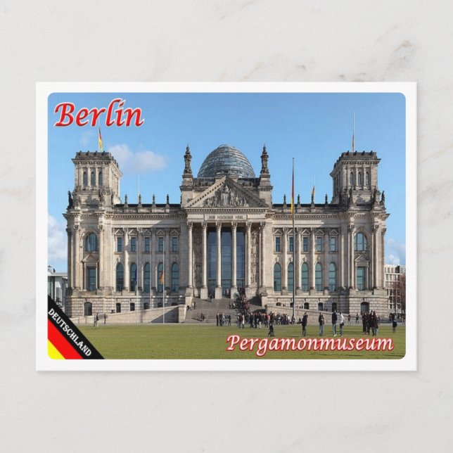 Tyskland - Berlin - Pergamon Museum - Vykort (Framsida)