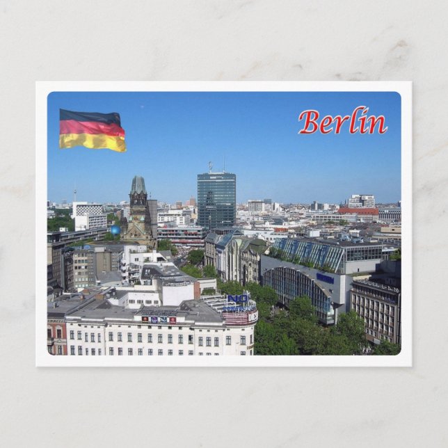 Tyskland - Berlin - Vykort (Framsida)