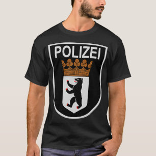 Tyskland Berlinpolis Polizei T Shirt
