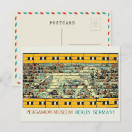 Tyskland bild av Berlins pergamonmuseum Postca Vykort