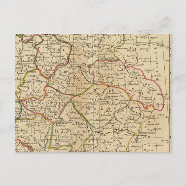 Tyskland, Böhmen Vykort (Framsida)