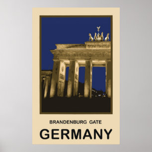 Tyskland Brandenburg grind Poster