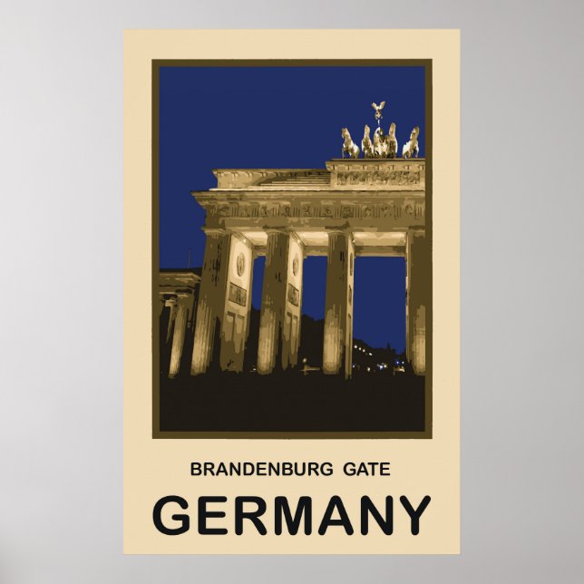 Tyskland Brandenburg Grind Poster (Framsidan)