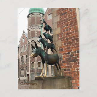 Tyskland, Bremen musiker. Vykort