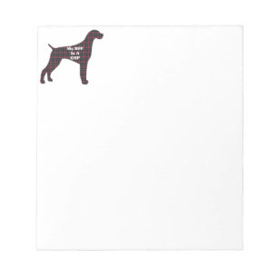 TYSKLAND BRISTANDE POINTER BFF ANTECKNINGSBLOCK