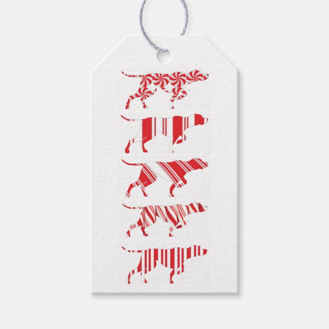 TYSKLAND BRITHAIRED POINTER - Gift Märkres, Candy  Presentetikett (Framsidan)