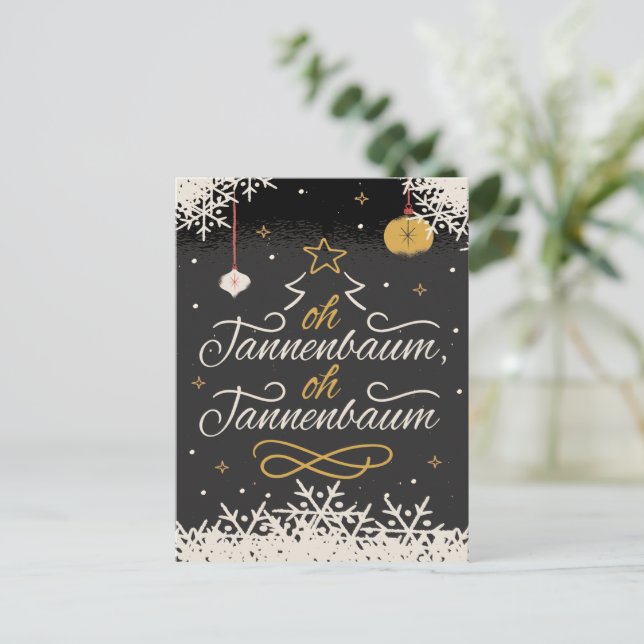 TYSKLAND CHRISTMAS JULHÄLSNINGAR KORT (Stående Fram)