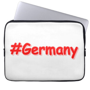 "#Tyskland" Cute Design. Köp nu Laptop Fodral