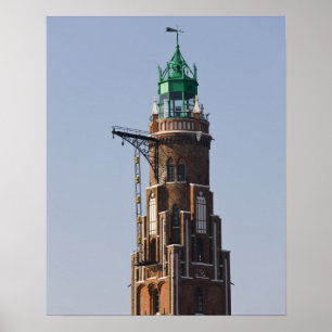 Tyskland, delstaten Bremen, Bremerhaven. Harbour Poster