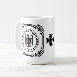 Tyskland/Deutschland Forever/svart örn/järnkors Kaffemugg