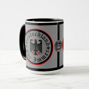 Tyskland/Deutschland Forever/svart örn/järnkors Mugg