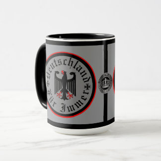 Tyskland/Deutschland Forever/svart örn/järnkors Mugg