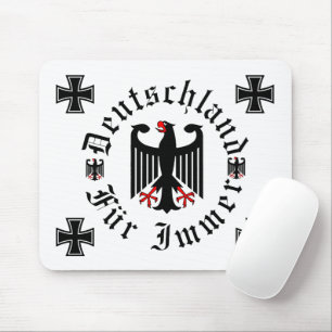 Tyskland/Deutschland Forever/svart örn/järnkors Musmatta