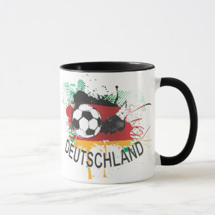 Tyskland Deutschland fotbollfußball Mugg