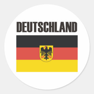 Tyskland Deutschland Products & Designs! Runt Klistermärke