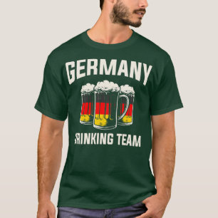 Tyskland Drickande Lag Rolig Öl Drickare T Shirt