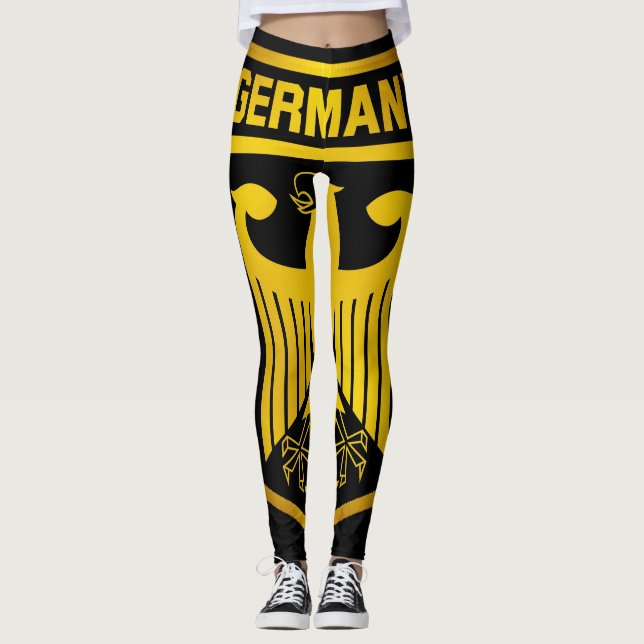 Tyskland Emblem Leggings (Framsida)