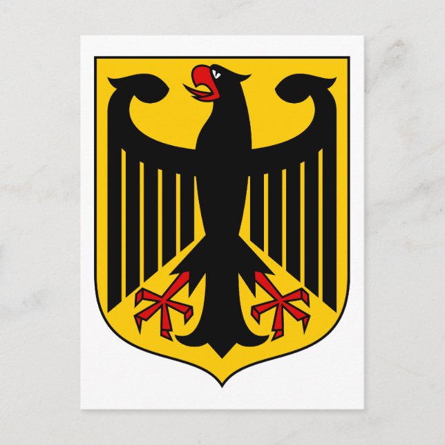 tyskland emblem vykort (Framsida)