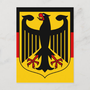 tyskland emblem vykort