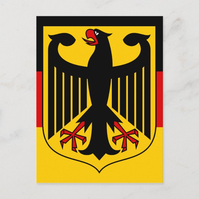 tyskland emblem vykort (Framsida)
