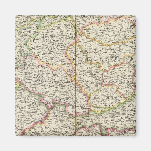 Tyskland, Europa 14 Magnet (Framsidan)