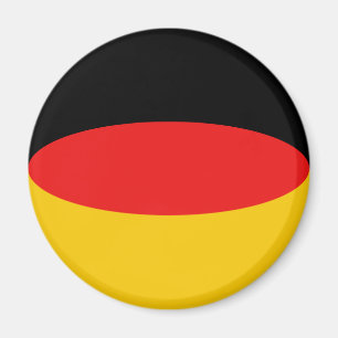 Tyskland Fisheye Flagga Magnet