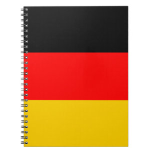 Tyskland Flagga Anteckningsbok