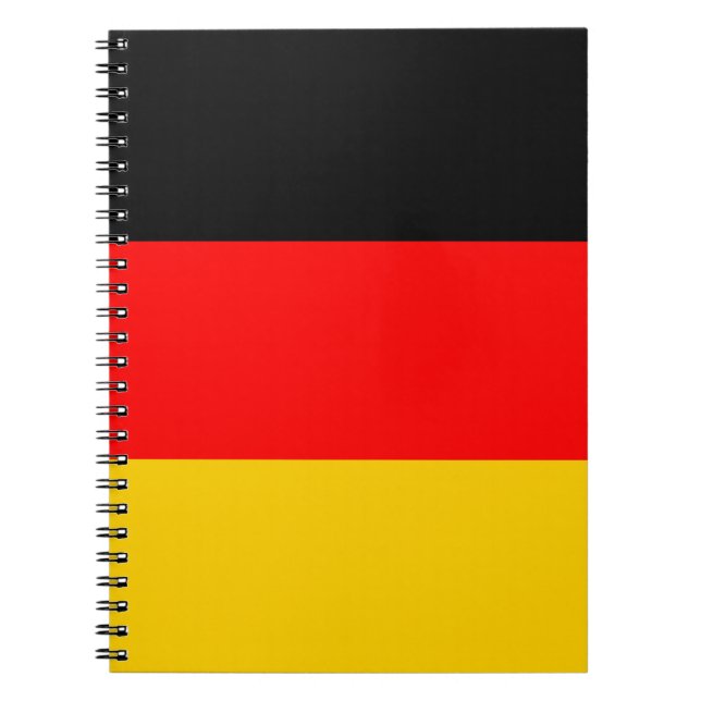 Tyskland Flagga Anteckningsbok (Framsidan)