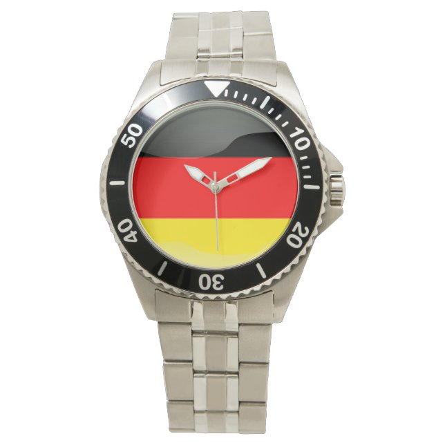 Tyskland flagga armbandsur (Framsida)