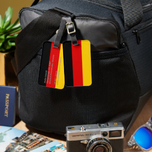 Tyskland flagga bagagebricka