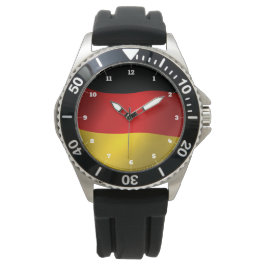 TYSKLAND FLAGGA BLACK RED GULD WATCH ARMBANDSUR