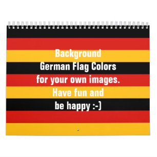 TYSKLAND FLAGGA CALENDAR för ditt eget bilder Kalender