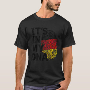 Tyskland Flagga Det är i mina tyska rötter Tysklan T Shirt
