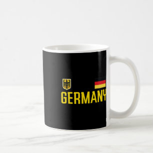 Tyskland Flagga Deutschland Fotboll Fotbolls Fan T Kaffemugg