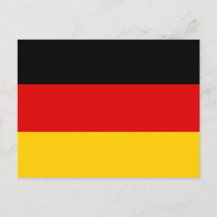 Tyskland Flagga Deutschland Patriotic German Vykort