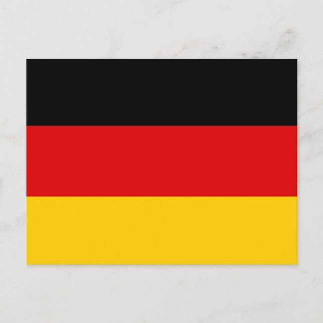 Tyskland Flagga Deutschland Patriotic German Vykort (Framsida)