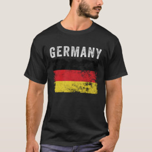 Tyskland Flagga Distress Manar Women Kids German F T Shirt