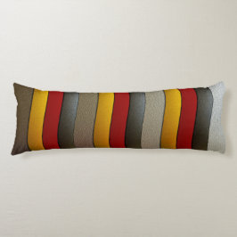 Tyskland Flagga Färg-Chrome av Shirley Taylor Kroppskudde