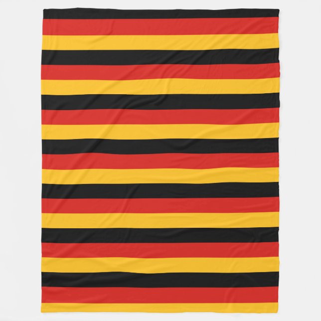 TYSKLAND FLAGGA FÄRG + era idéer Fleecefilt (Framsidan)