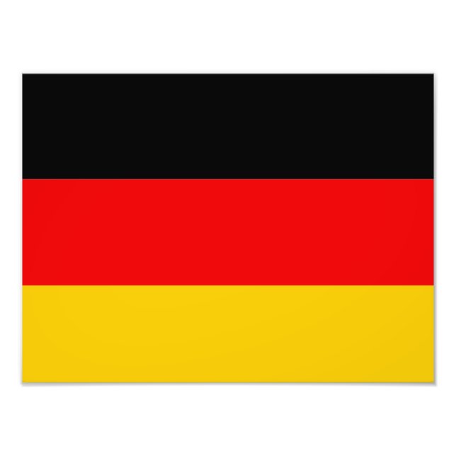 tyskland flagga fototryck (Framsidan)