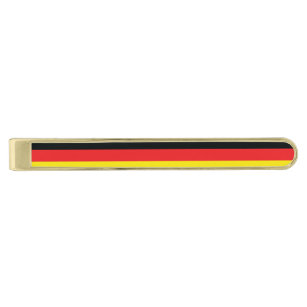 Tyskland flagga guldpläterad slipsnål