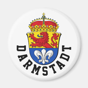 Tyskland flagga i Darmstadt Magnet