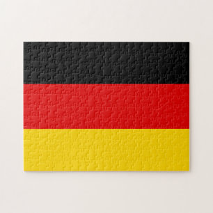 Tyskland Flagga Jigszawa Puzzle Pussel