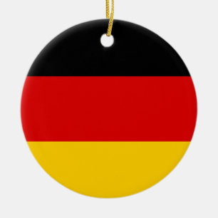Tyskland Flagga Julgransprydnad Keramik