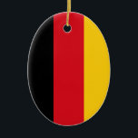 Tyskland flagga julgransprydnad keramik<br><div class="desc">Tyskland flagga.</div>