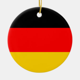 Tyskland Flagga Julgransprydnad Keramik