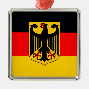 Tyskland Flagga Julgransprydnad Metall