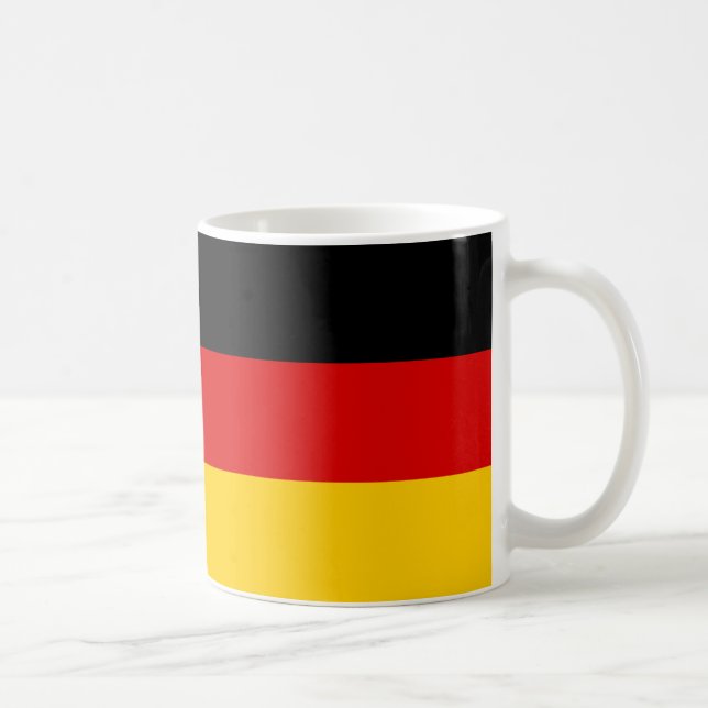 Tyskland flagga kaffemugg (Höger)