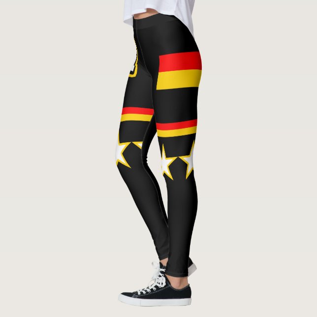 Tyskland Flagga Leggings (Vänster)